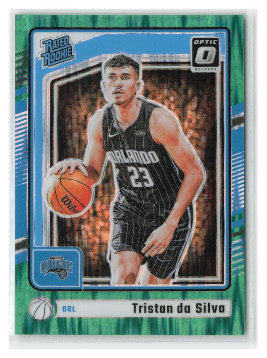 Tristan da Silva 2024-25 Donruss Optic Green Shock RC #/149 #260-Magic