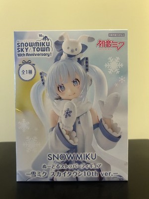 SNOW MIKU Piapro Noodle Stopper Figure Sky Town FuRyu Japan 10th Anniversary