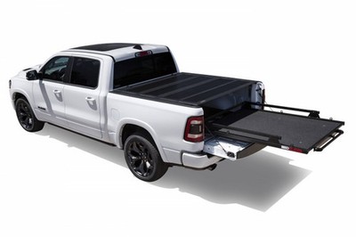 Bedslide 15-7348-MXB 73'' x 48'' Max Extension Black Bedslide - 1500 Capacity