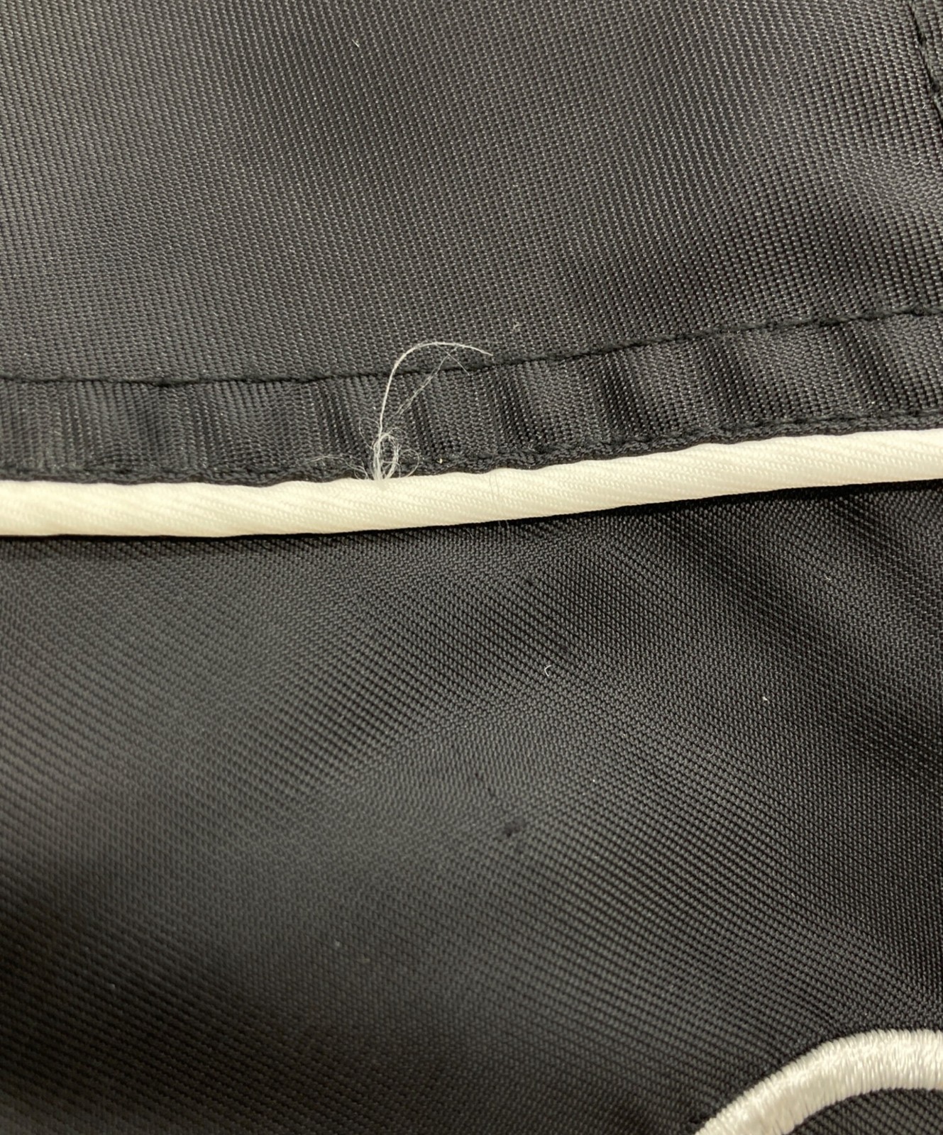 SUPREME Contrast Script Varsity Jacket Size: S Bl… - image 9