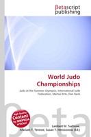Lambert M. Surhone (U. A.) | World Judo Championships | Taschenbuch | Englisch