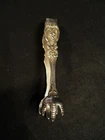ESTATE REED & BARTON "FRANCIS I" CLAW END SUGAR TONGS, OLD MARK, 35 GRAMS