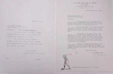 1930 Lamson Goodnow J E McGraw Son Jackson MI Hardware Golf Store Ephemera P396J