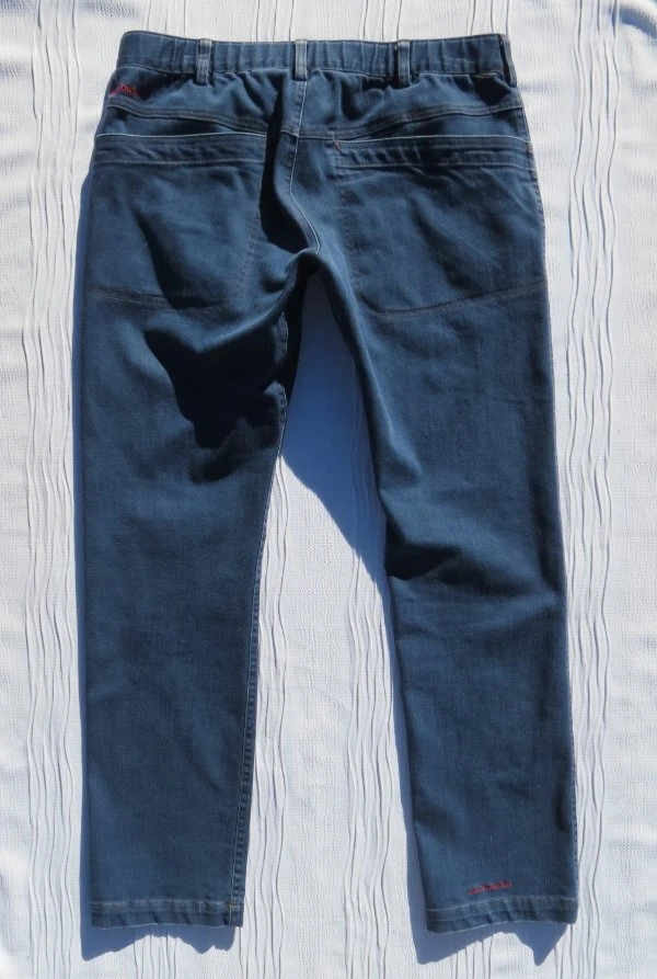 Cinturón de mezclilla elástico azul M 10 para mujer COLUMBIA EE. UU. Omni-Shield reforzado ajustado Foto 3 de 4