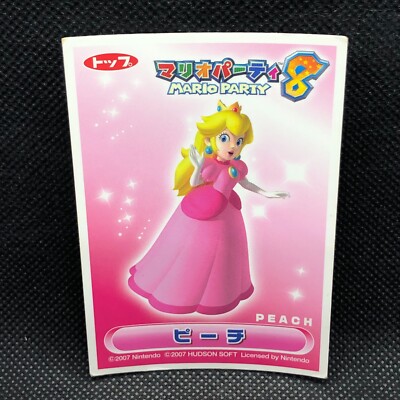 Princess Peach Mario Party CARD 2007 Nintendo TOP Hudson