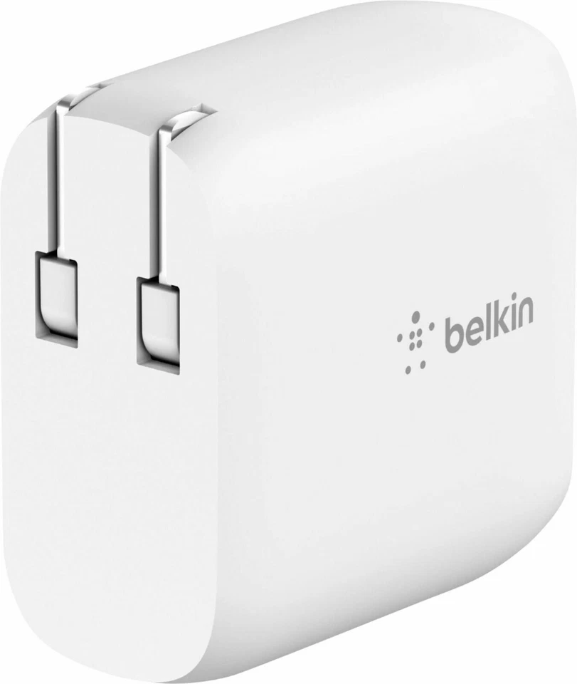 Cargador de pared doble USB-A Belkin Boost Charge 24W con cable (WCE001dq1MWH) -[LN]™ Foto 3 de 4