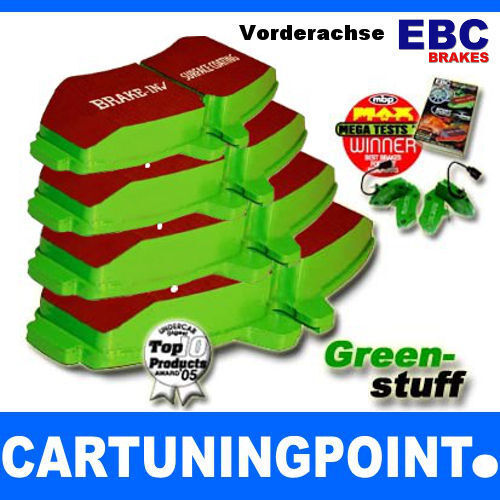 EBC Bremsbeläge Vorne Greenstuff für Opel Corsa B 73, 78, 79, F35 DP2940 - Photo 1 sur 1