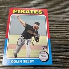 2024 Topps Heritage Colin Selby Rookie #150 Pittsburgh Pirates Rookie Card