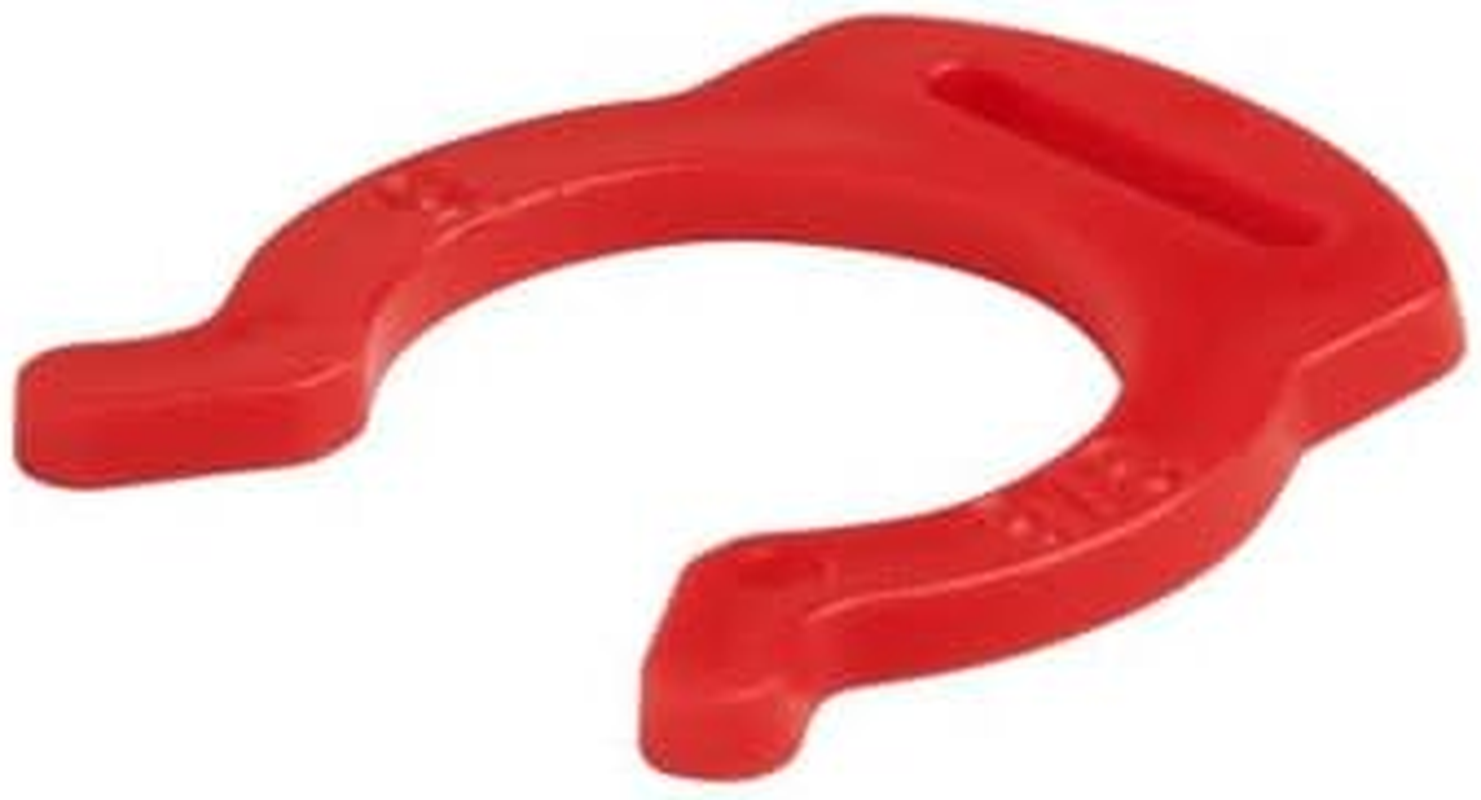 John Guest 1/4\ Verriegelungsclips, Tasche Mit 100, Rot"-image