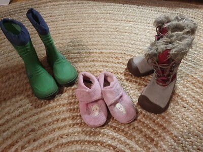 Schuhpaket Gr 26 27 Stiefel Gummistiefel Hausschuhe Keen Frozen Elsa Gebraucht 