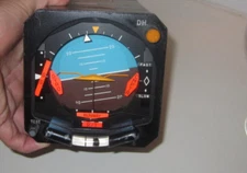 COLLINS INDICATOR ATT DIR P/N 792-6357-002 MODEL 329B-8Y AS REMOVED