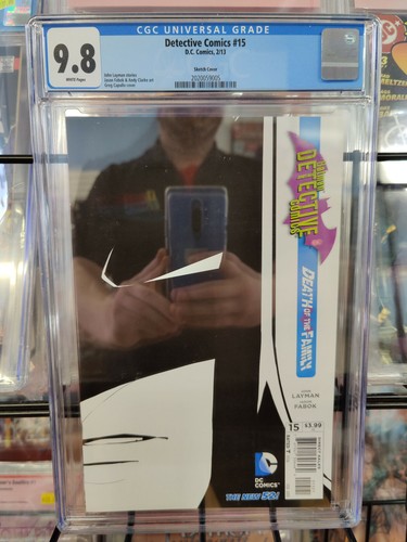DETECTIVE COMICS #15 (2013) - CGC GRADE 9.8 - DC 1:25 GREG CAPULLO VARIANT
