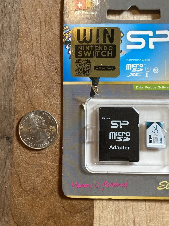 Silicon Power Micro SD Card 64 GB New  - Image 3 of 4