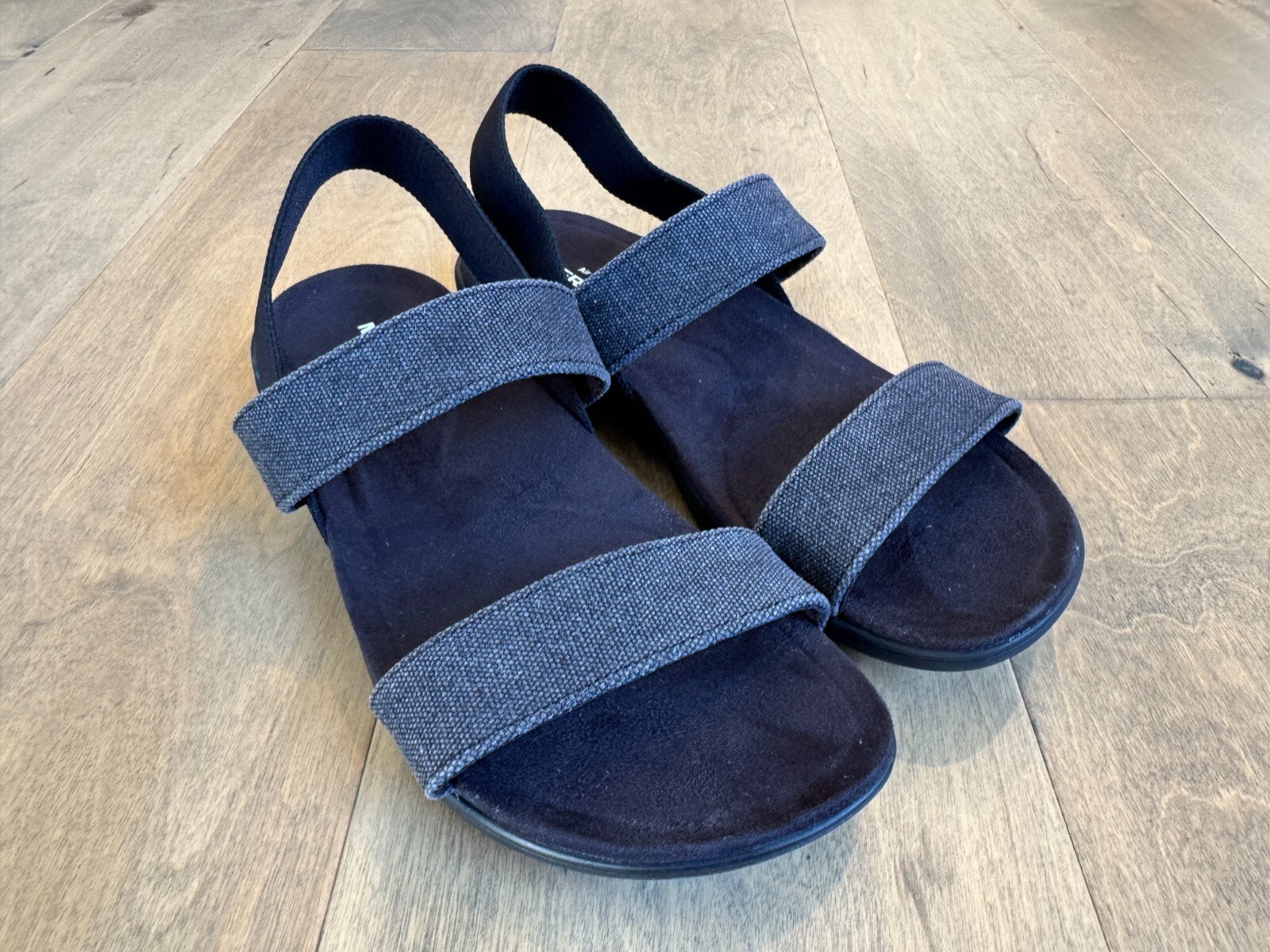 Merrell sandali oscuranti cinturino tela memory foam nero grigio J003378 donna 8