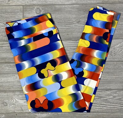 NEW Vintage Lularoe TC2 Disney Leggings Rainbow Ombre