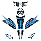 Kit Motorcycle Stickers 3d Full Graphics compatible for Yamaha R7 2021 2024 Blue