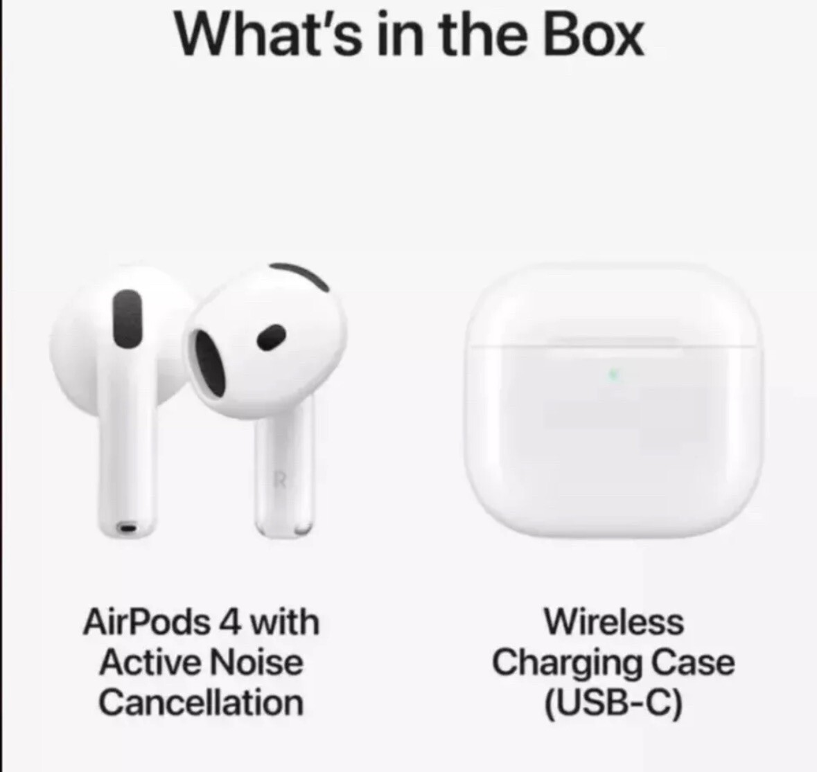 AirPods 4 With Active Noise Cancellation. Brand New Factory Sealed.-image