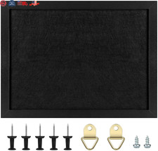TORASO Cork Board Bulletin Board with FeltWood Framed Display Bulletin Board