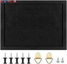 TORASO Cork Board Bulletin Board with FeltWood Framed Display Bulletin Board