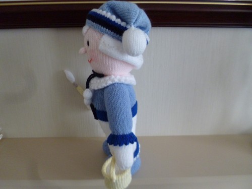 Hand Knitted Characters - Jack Frost Toy, Doll - Picture 4 of 10