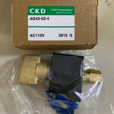 1PC New CKD AG43-02-4 AC110V Solenoid Valve Free Ship AG43024 #US