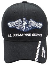 U.S. Navy, Dolphins, Submarine Service, black hat