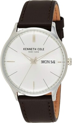 Kenneth Cole Men's 43mm Leather Band Wrist Watch KC50589012