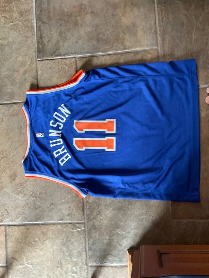 Camiseta azul y naranja New York Knicks Jalen Brunson XL Foto 2 de 2