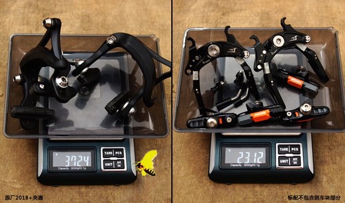 Aleación CNC brazo largo freno en C para bicicleta plegable Brompton pinza freno ajuste guardabarros - Imagen 12 de 42