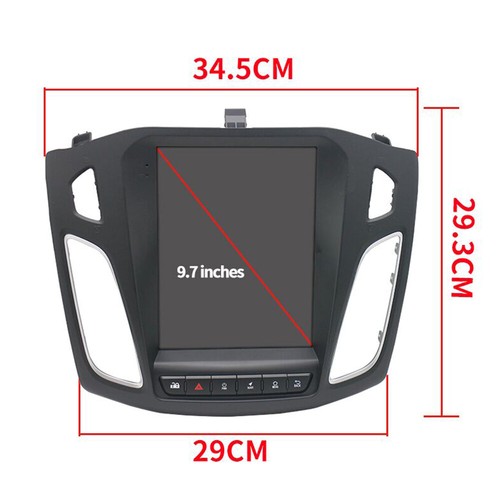 9.7" Apple Carplay For 2012-2018 Ford Focus Android 10.1 Car GPS Stereo Radio - Picture 2 of 12