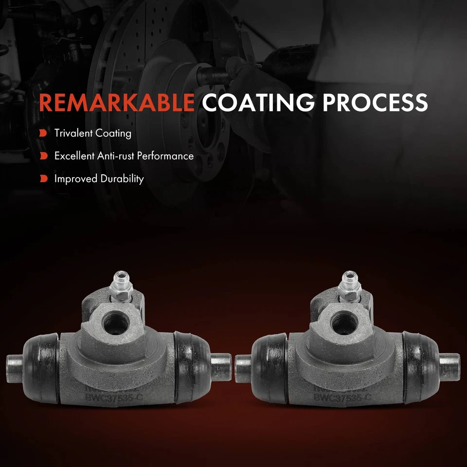2Pcs Rear Drum Brake Wheel Cylinder for Buick Cadillac Chevy Oldsmobile Pontiac - Image 3 of 4