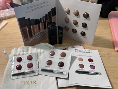 New Dior Sample Packette for Foundation, Lip Maximizer, Lipstick
