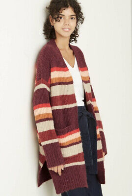 NWT Women's A New Day Striped Open-Front Cardigan Sweater Sz XL | eBay