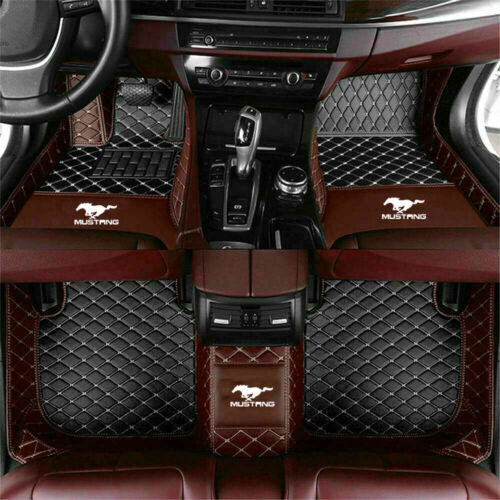 Fit For Ford Mustang 2000-2023 Custom Car Floor Mats Luxury Carpets Waterproof - Bild 24 von 35