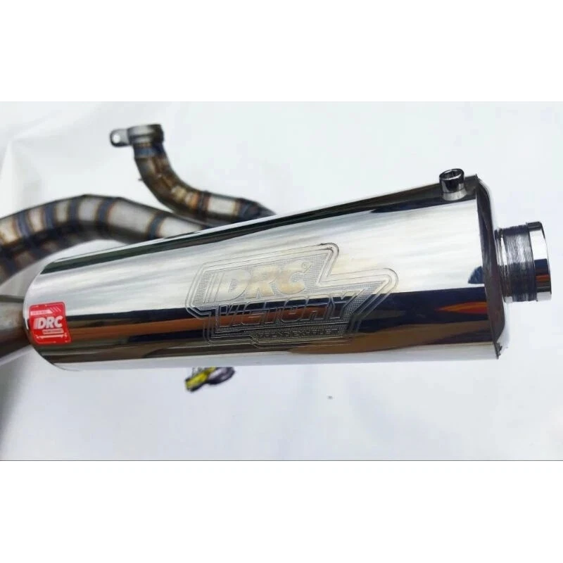 Escape izquierdo vespa silenciador anaconda DRC Racing cuadro victoria serie hasta 177cc Foto 3 de 3