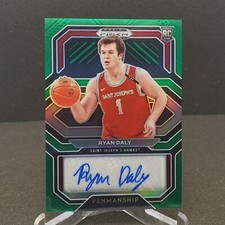 2021-22 Panini Prizm Draft Picks College Penmanship Ryan Daly #CP-RDA Auto Green
