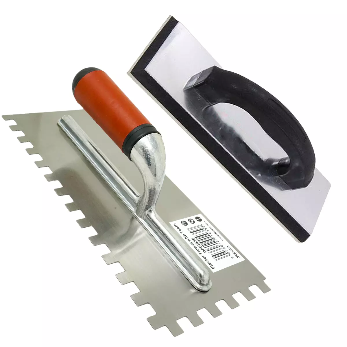 Tiling Tool Kit Grout Float Notched Tile Adhesive Trowel Grouting Ceramics