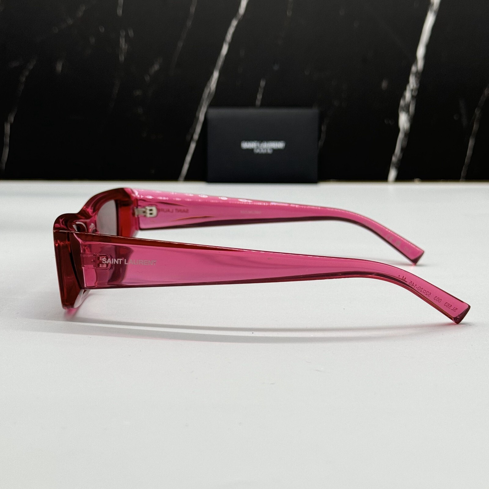 NUOVI OCCHIALI DA SOLE SL553 003 SAINT LAURENT ROSA VIOLA UNISEX SL 553 SAINT LAURENT