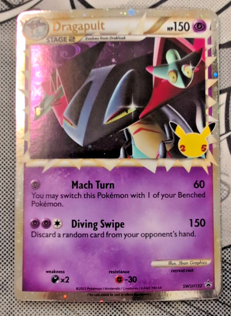 Dragapult SWSH132 Pokemon Celebrations Promo