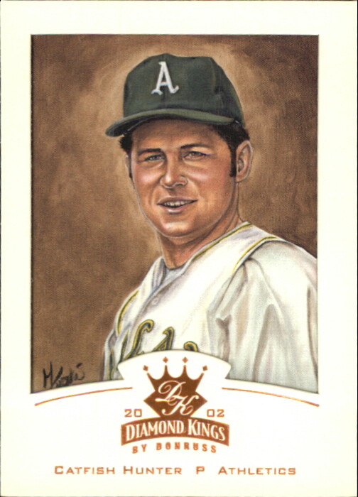 2002 (ATHLETICS) Diamond Kings Bronze Foil #138 Catfish Hunter