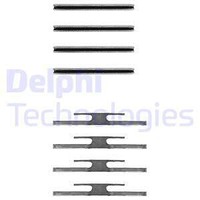 Delphi LX0035 ZubehÖRsatz, Scheibenbremsbelag Vorderachse FÜR Opel Vauxhall