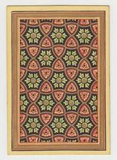 Playing Swap Cards  GENUINE 1 ONLY ENGISH SQUARE CORNER DESIGN PATTERN  FLOWERS