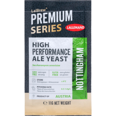 Lallemand LalBrew Premium Series Nottingham High Performance Ale Yeast