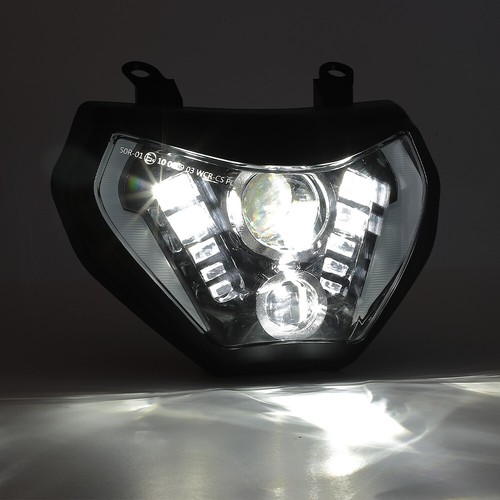 LED Headlight w/DRL Hi/Low Beam For Yamaha FZ09 MT09 2014 2015 2016/MT07 2019 - Picture 8 of 11