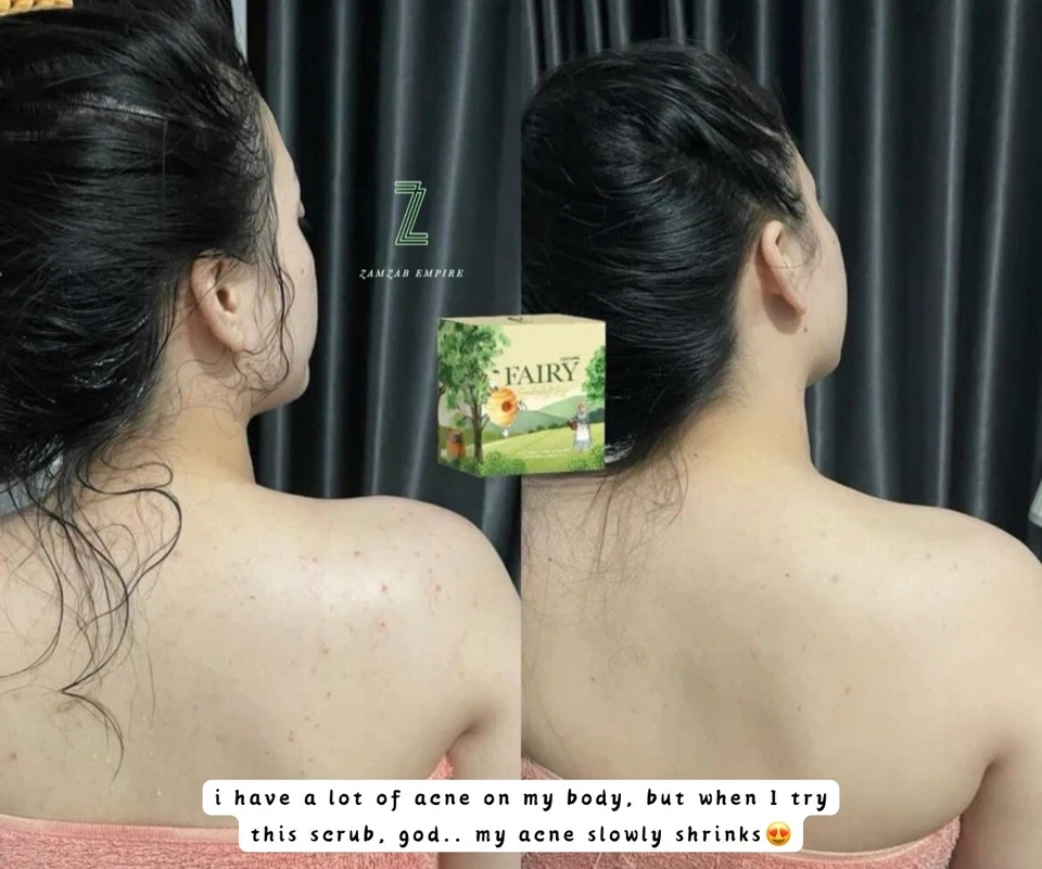 PROMO [ BUY 3 FREE 2 ] FAIRY SCRUB GLUTA SOAP 2 IN 1 SCRUB & SOAP | 60g - Image 3 of 4