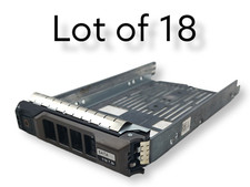 LOT OF 18 Dell PowerEdge R310 R610 R710 Server 3.5" HDD Hard Drive Caddy Tray