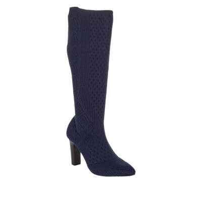 Charles David Women's Dalton Tall Stretch Boot Navy-9)