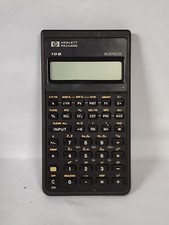 HP Hewlett Packard 10B Business Financial Calculator With Soft Cover Case Works