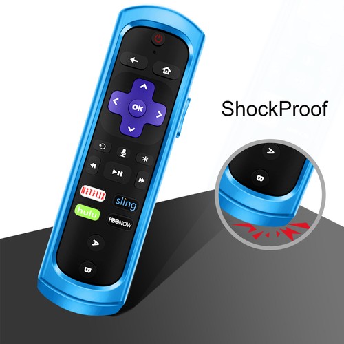 Silicone Case Anti Slip Shock Proof Cover For Roku Ultra / Roku 4 3 2 1 Remote - Picture 28 of 42