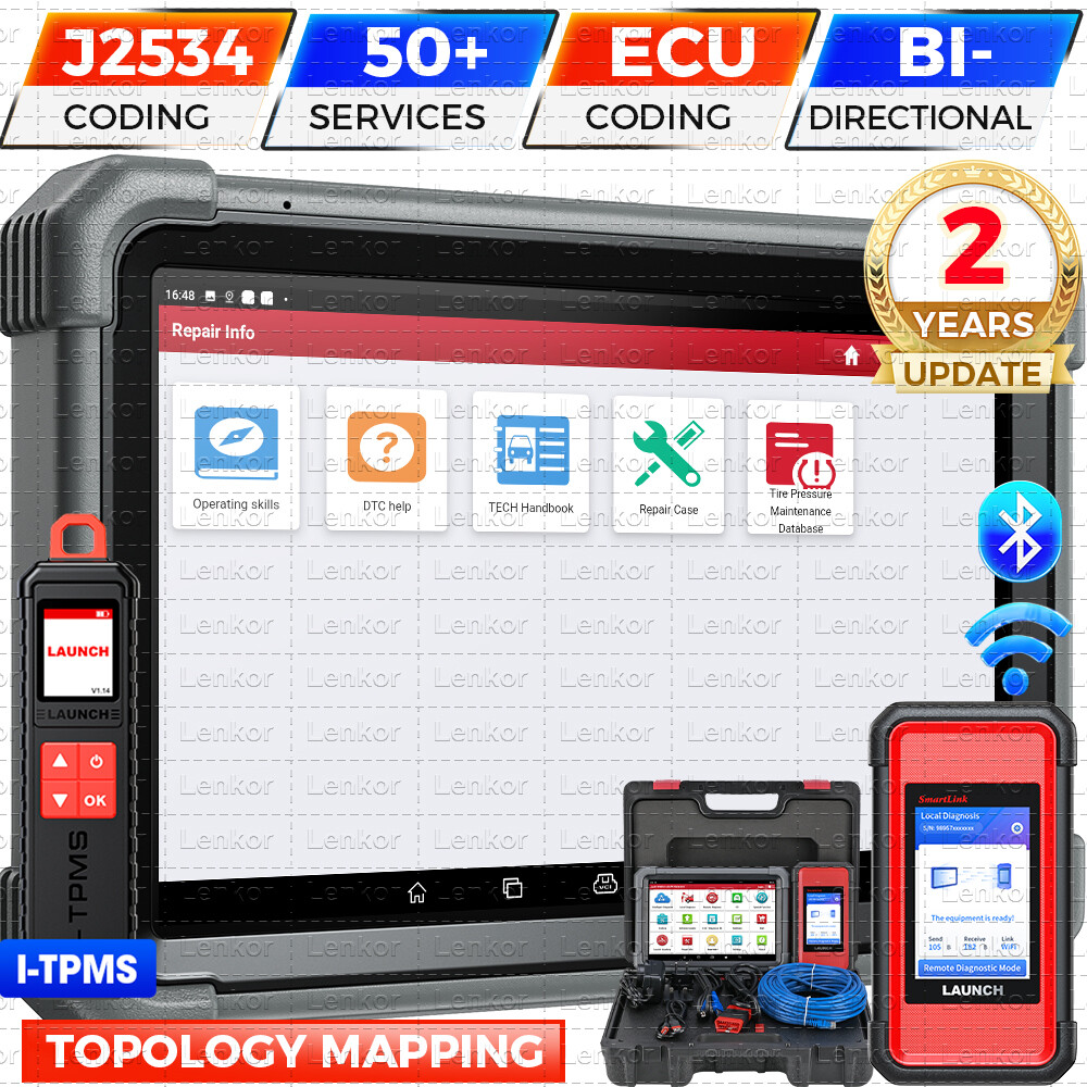 LAUNCH X431 PRO3S V+ 5.0 ELITE PRO5 Car Diagnostic Tool J2534 Pr0gramming Coding